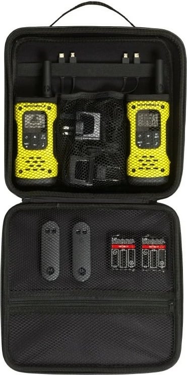 Radio portative Motorola Talkabout T92 H2O, 16 kanale, 10km, IP67, e verdhë/zezë