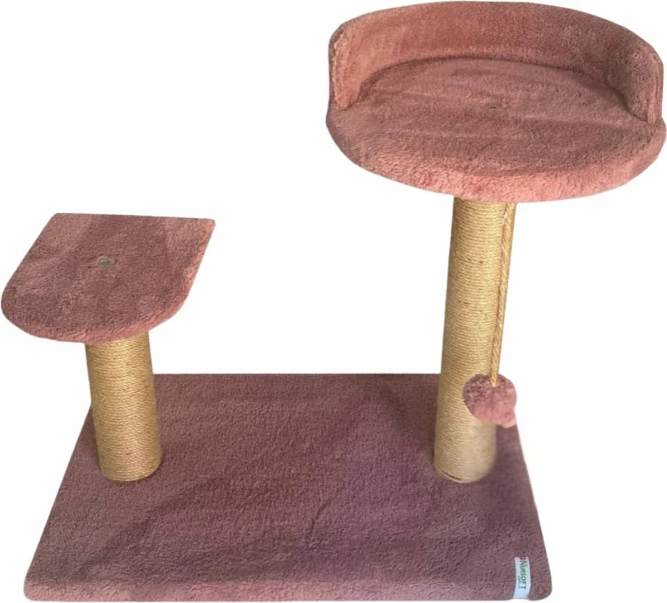 Dërrasë gërvishtëse për mace, Paws & Whiskers, Tiana, ngjyrë dusty rose