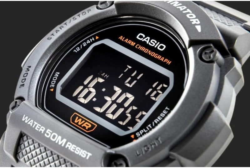 Orë dore për meshkuj CASIO, gri