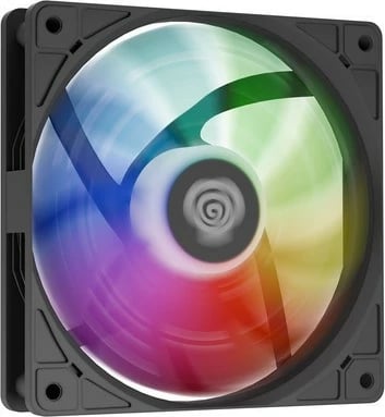 Ventilator kase Natec GENESIS OXAL 120 ARGB, 12 cm, me ndriçim ARGB, i zi