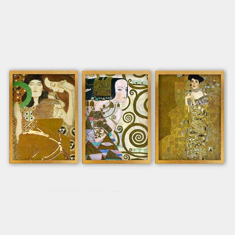 Pikturë dekorative me kornizë (3 copë), Wallity, 3AC_UN6645856_3545