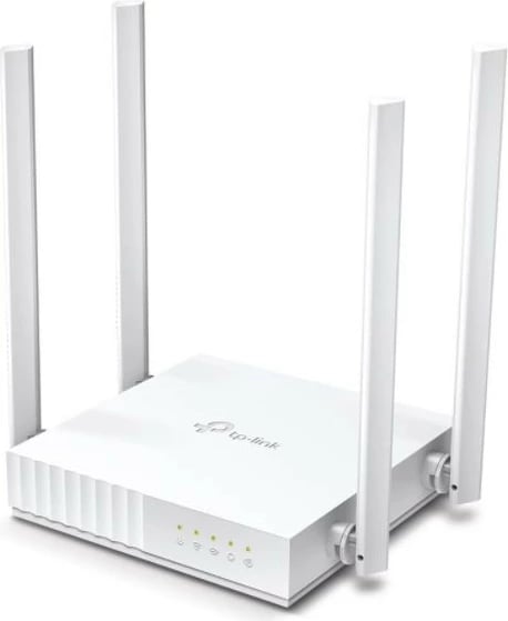 Router TP-LINK Archer C24, AC750, 1WAN 4LAN, i bardhë