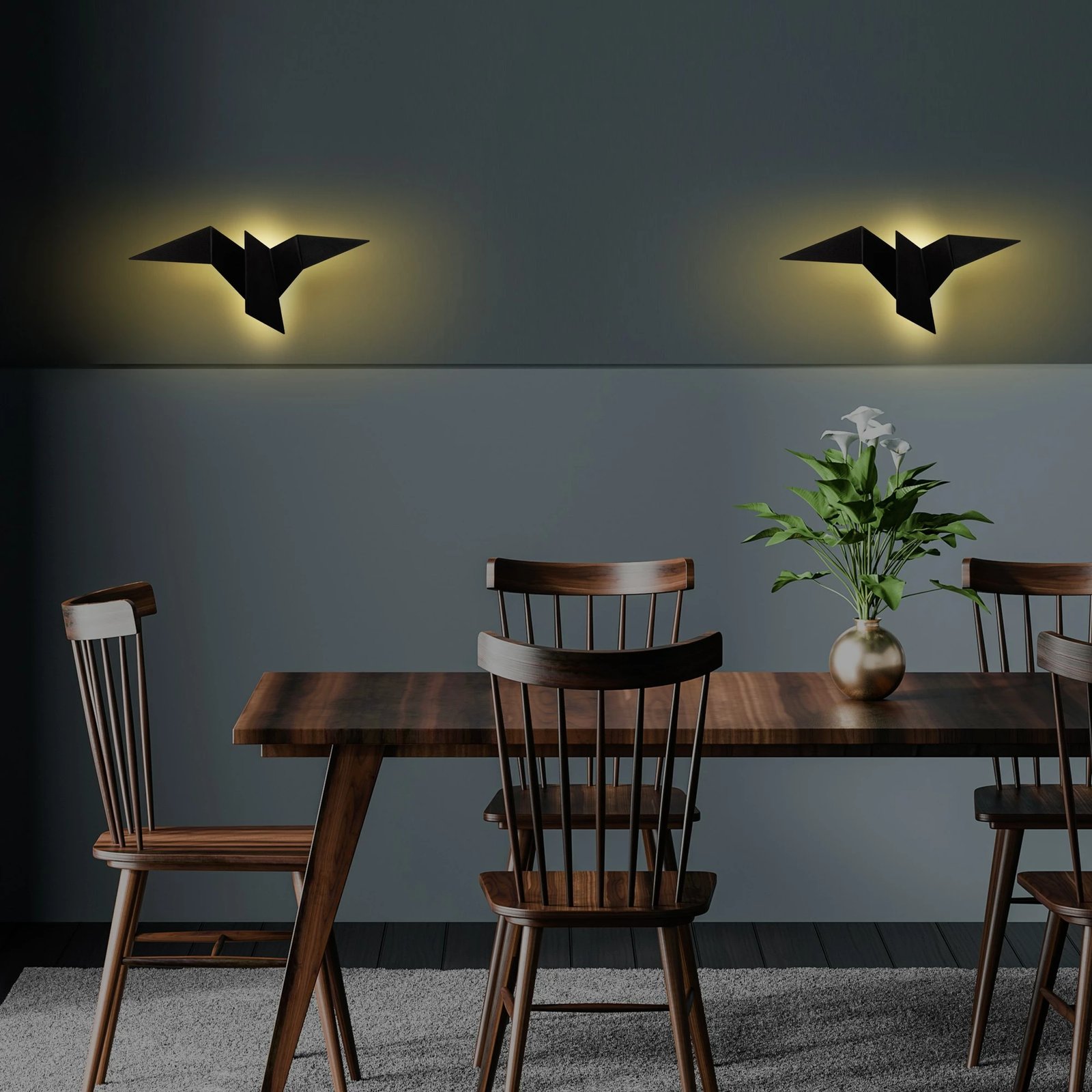 Llambë muri Opviq, Pacalı - 13500 - L, ngjyrë e zezë