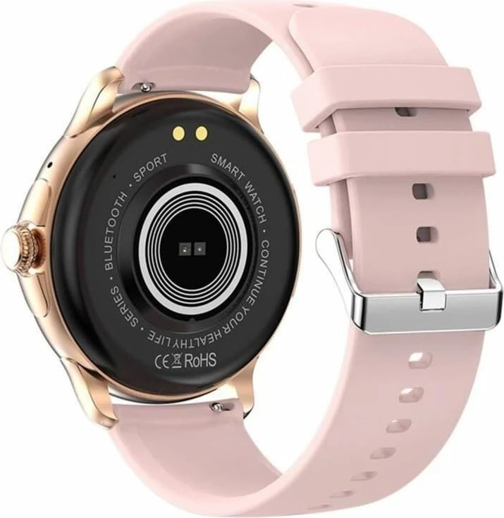 Smartwatch për femra Rubicon, rozë gold