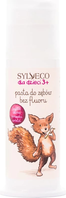 Pastë dhëmbësh SYLVECO pa fluor për fëmijë 3+, 75ml