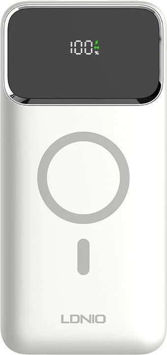 Powerbank LDNIO PQ12, 10000mAh, 15W, e bardhë