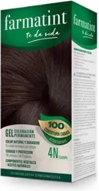Ngjyrë për flokë Farmatint Permanent Color Gel 4N unisex kafe 135ml