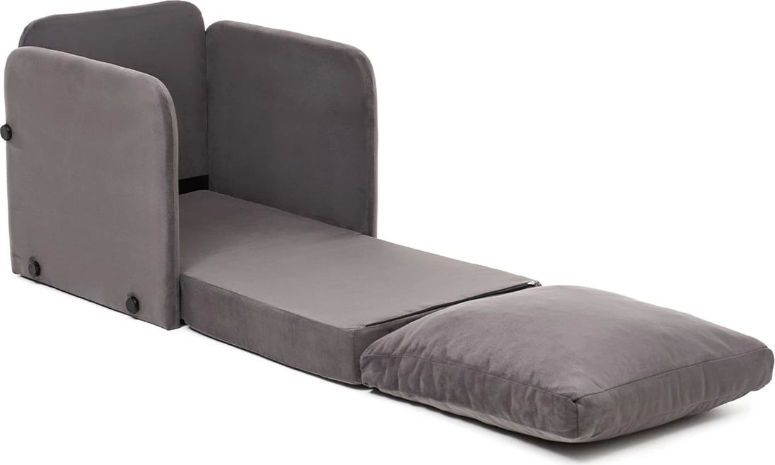 Krevat-karrige një vendi, ngjyrë gri, Saga Single