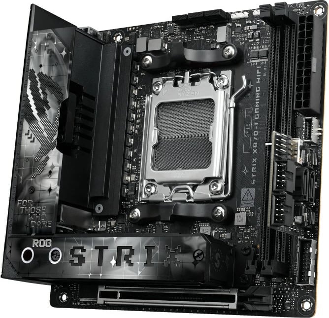 Pllakë amë Asus ROG STRIX X870-I GAMING WIFI, Socket AM5, DDR5, WiFi, mini-ITX