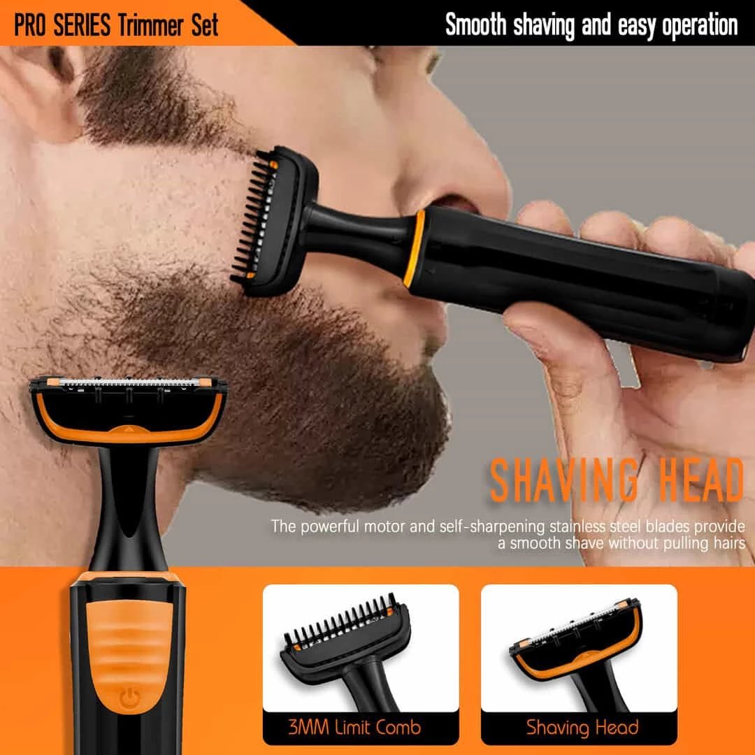 3 në 1 Seti për Kujdesin e Mjekrës, Fytyrës dhe Hundes! JAMAKY JPC40001