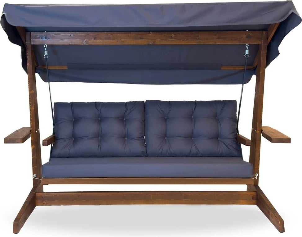 Karrige lëkundëse treshe për kopsht, ngjyrë antracit, Skye Decor, Viva 2400