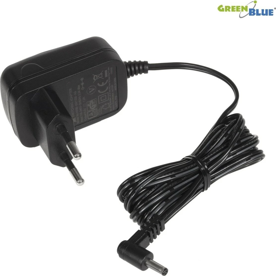 Stacion moti pa tela GreenBlue GB526 me ekran ngjyrë, i zi