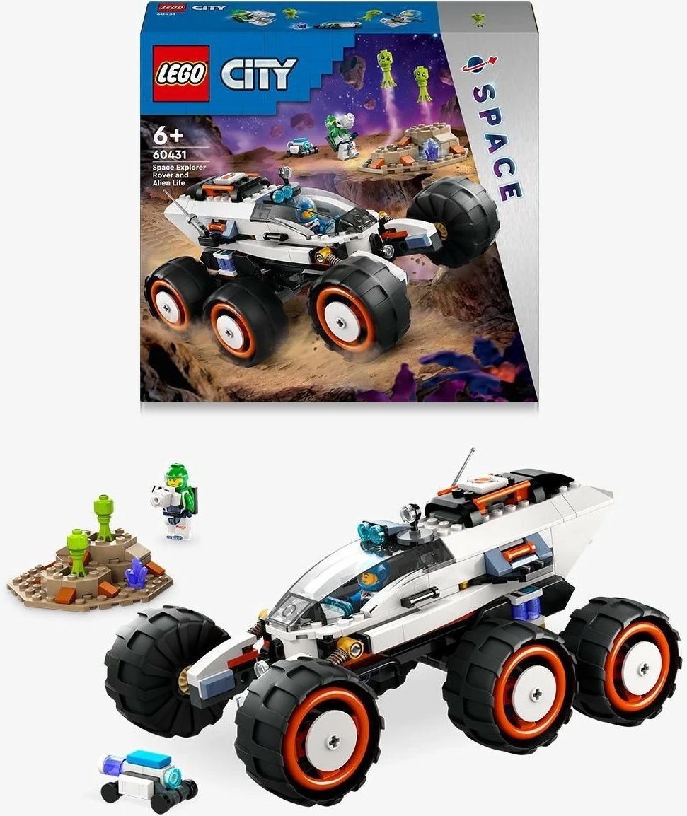 Set ndërtimi LEGO City 60431, rover hapësinor, 311 pjesë, shumëngjyrësh