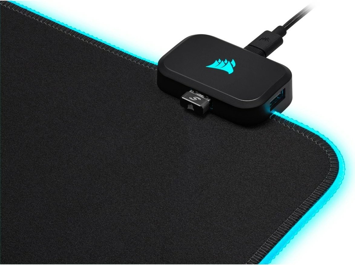 Mauspad Corsair MM700 RGB Extended, 930x400 mm, i zi