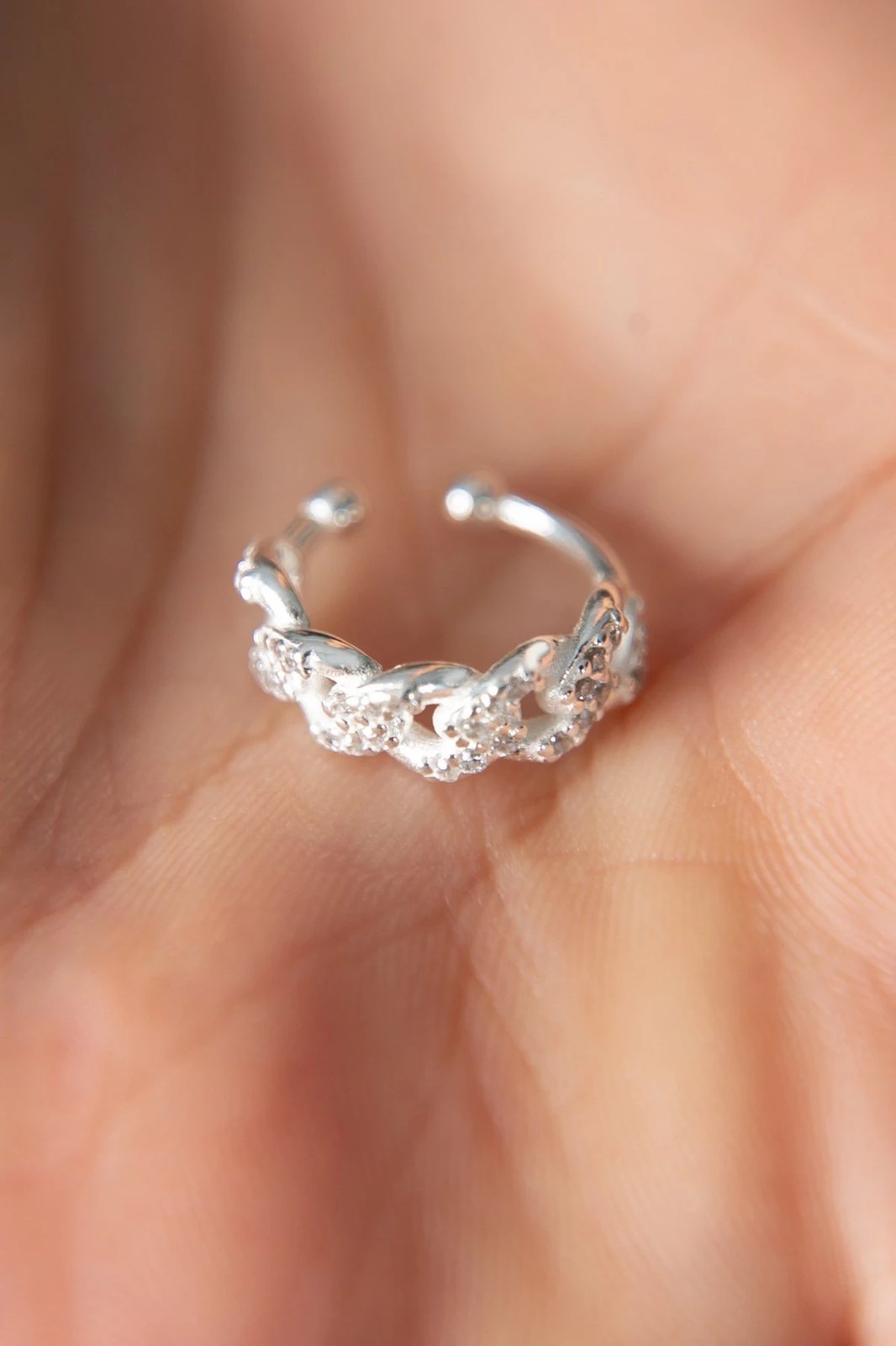 Vathë për kërcej të veshit, argjend, Elika Silver, FA182645