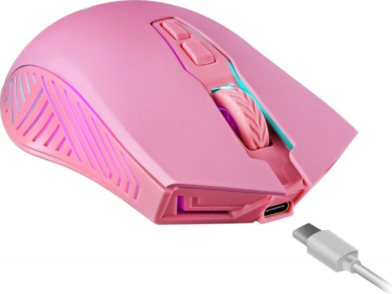 Maus wireless Defender Pandora RF, 3200 DPI, 6 butona, Rozë