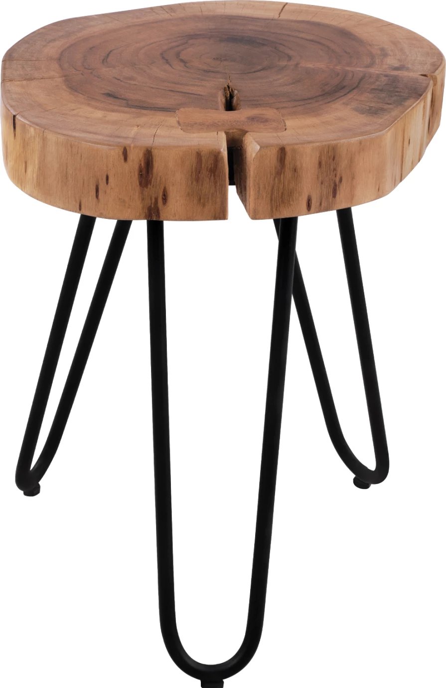 Tavolinë ndihmëse Oslo, dru akacie i fortë, 35x35x42cm