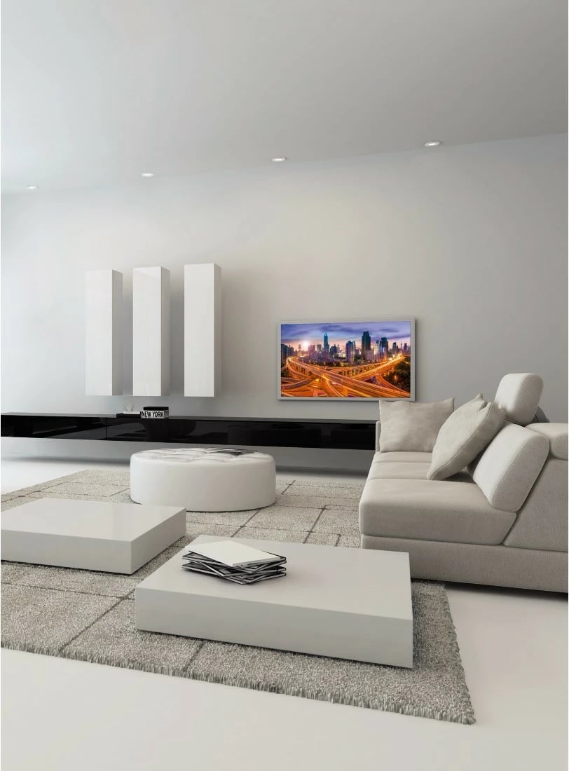 Kasë muri për TV Hama 118051, VESA 200x200, për LCD/LED, E zezë