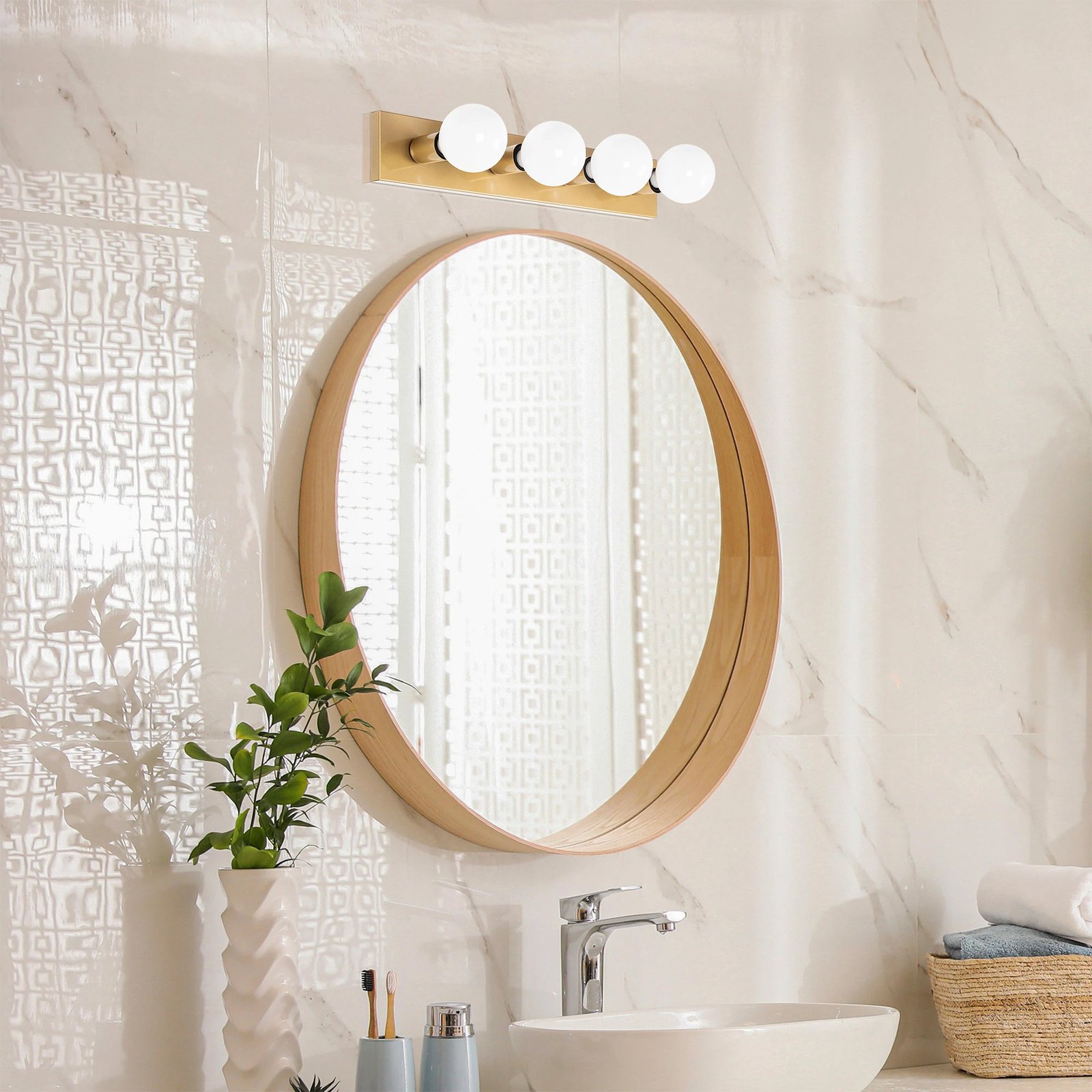 Llambë muri ngjyrë ari, Mirro - 12242