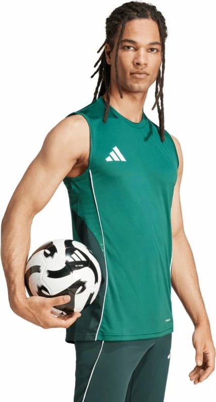 Fanellë pa mëngë për meshkuj adidas, e gjelbër