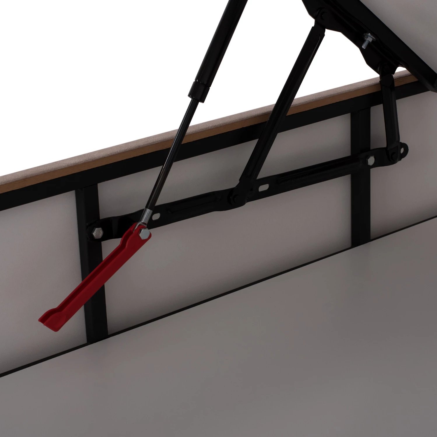 Krevat MALENA, me hapësirë ruajtjeje, pëlhurë nubuck, 160x200