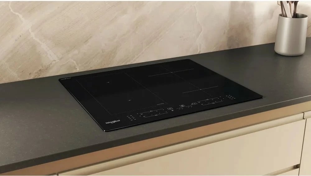 Pllakë induksioni Whirlpool WLB4060CPNE, 4 zona, me prekje, e zezë