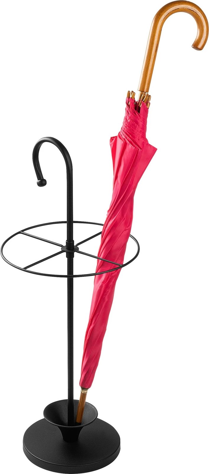 Stendë për çadra, Evila Originals, e zezë, 27x27x65cm