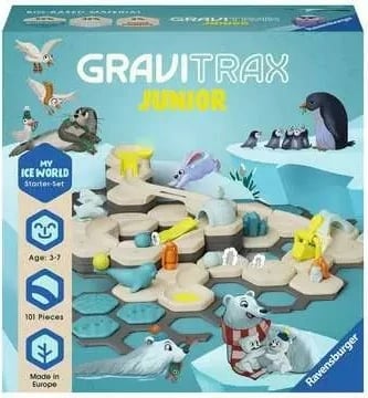 Set garash me rruza Ravensburger GraviTrax Junior Starter-Set L Ice, 101 pjesë, multikolor
