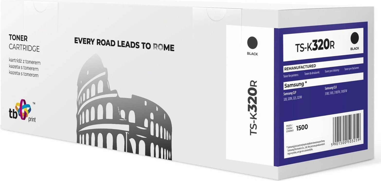 Toner TB Print TS-K320R për Samsung CLP320/CLX3180, i zi