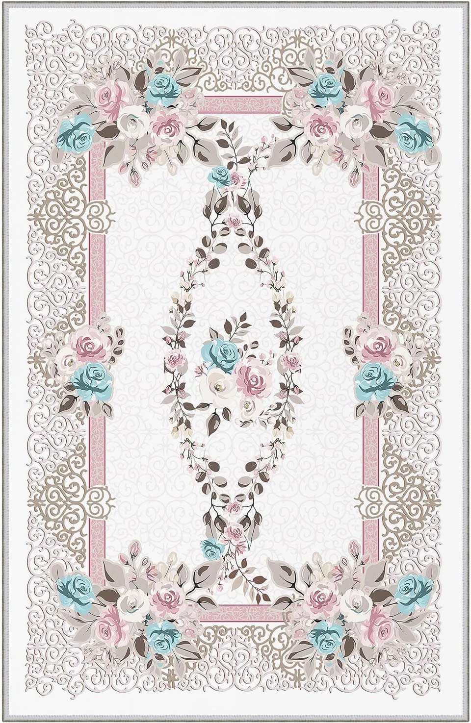 Qilim (50x80) Conceptum Hypnose, Hmnt862, shumëngjyrësh