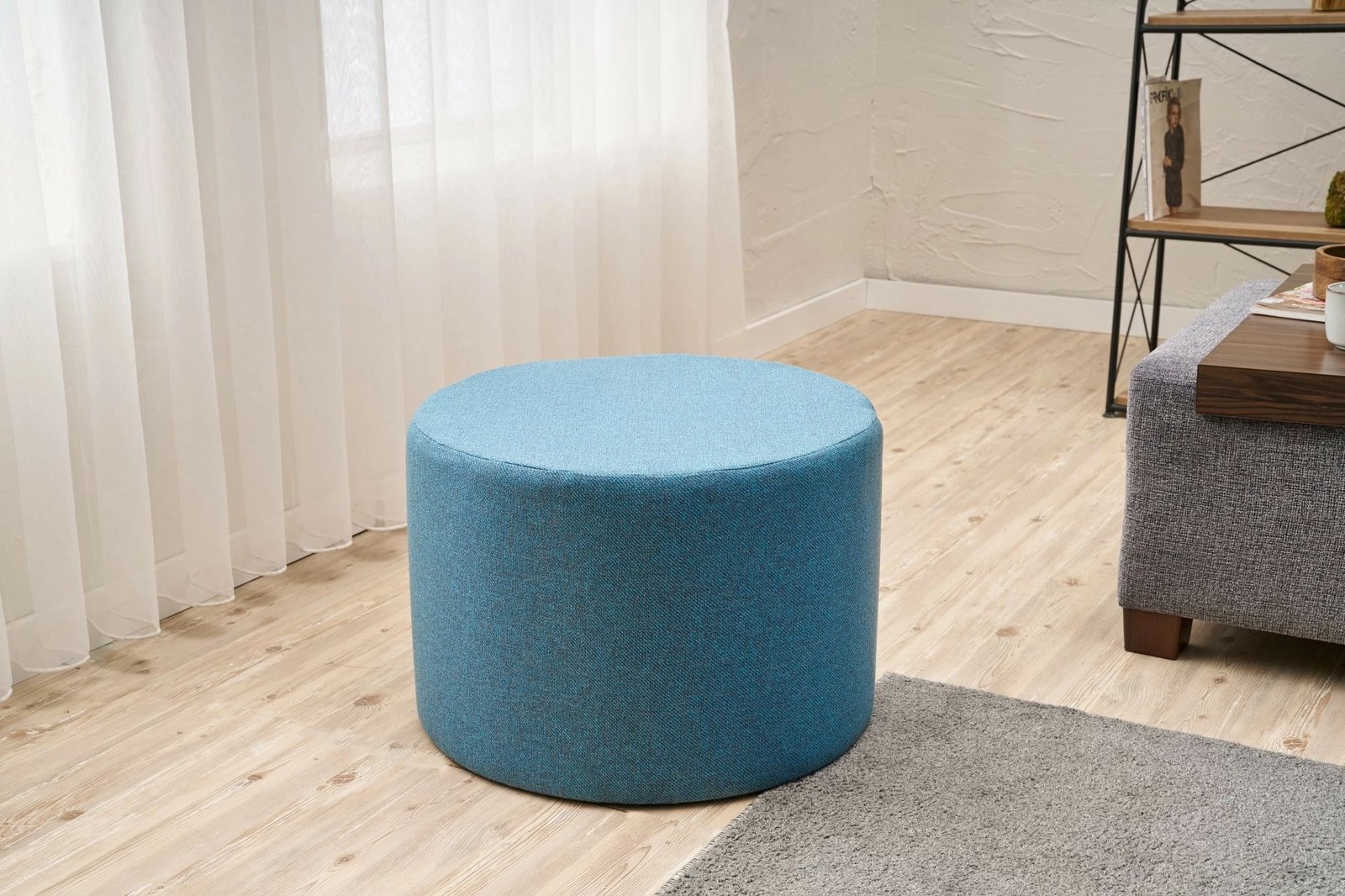 Puf Atelier del Sofa, ngjyrë kaltër, Likya