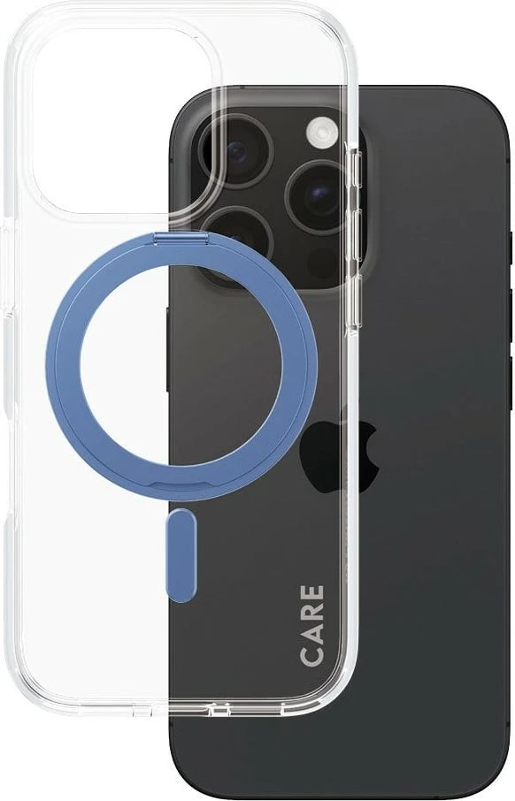 Mbështjellës PanzerGlass për iPhone 16 Pro, MagSafe, kickstand, transparent
