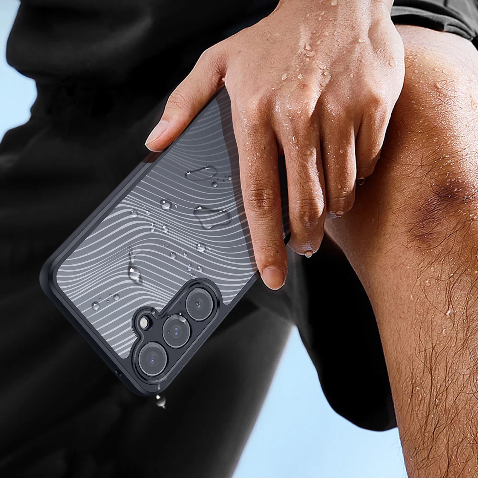 Mbështjellës Dux Ducis Aimo për Samsung Galaxy A55 5G, i zi