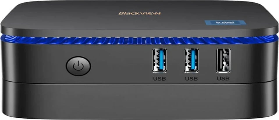 kompjuter mini, Blackview, MP60, Intel N150 deri 3.6 GHz, 16 GB RAM Memorje, 1 TB SSD, Windows 11 Pro, i zi