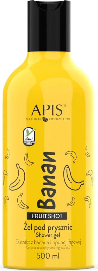 Xhel dushi për femra APIS Fruit Shot Banana 500ml Xhel dushi për femra APIS Fruit Shot Banana 500ml