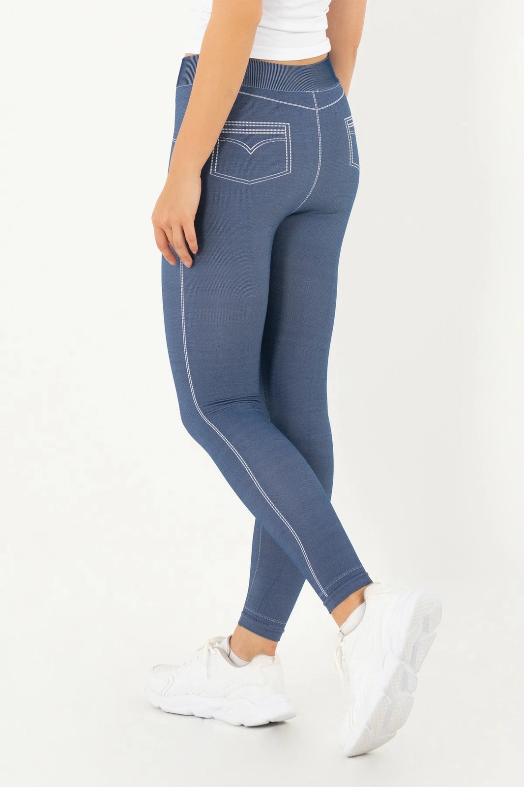 Leggings Jumeon, ngjyrë blu e errët, 230-000504