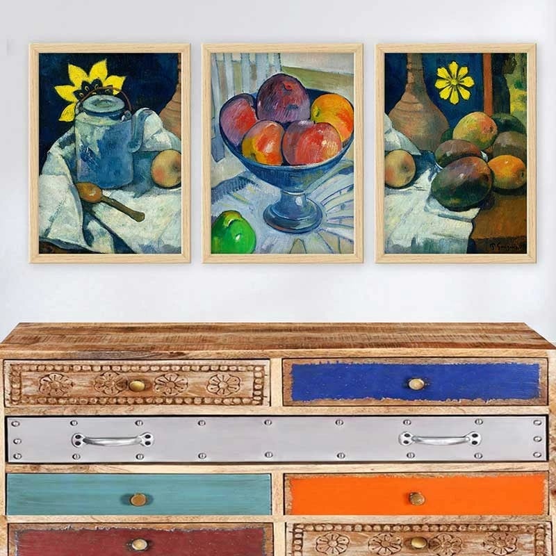 Pikturë dekorative me kornizë (3 copë), Wallity, 3NTC_UN1233904 _3545