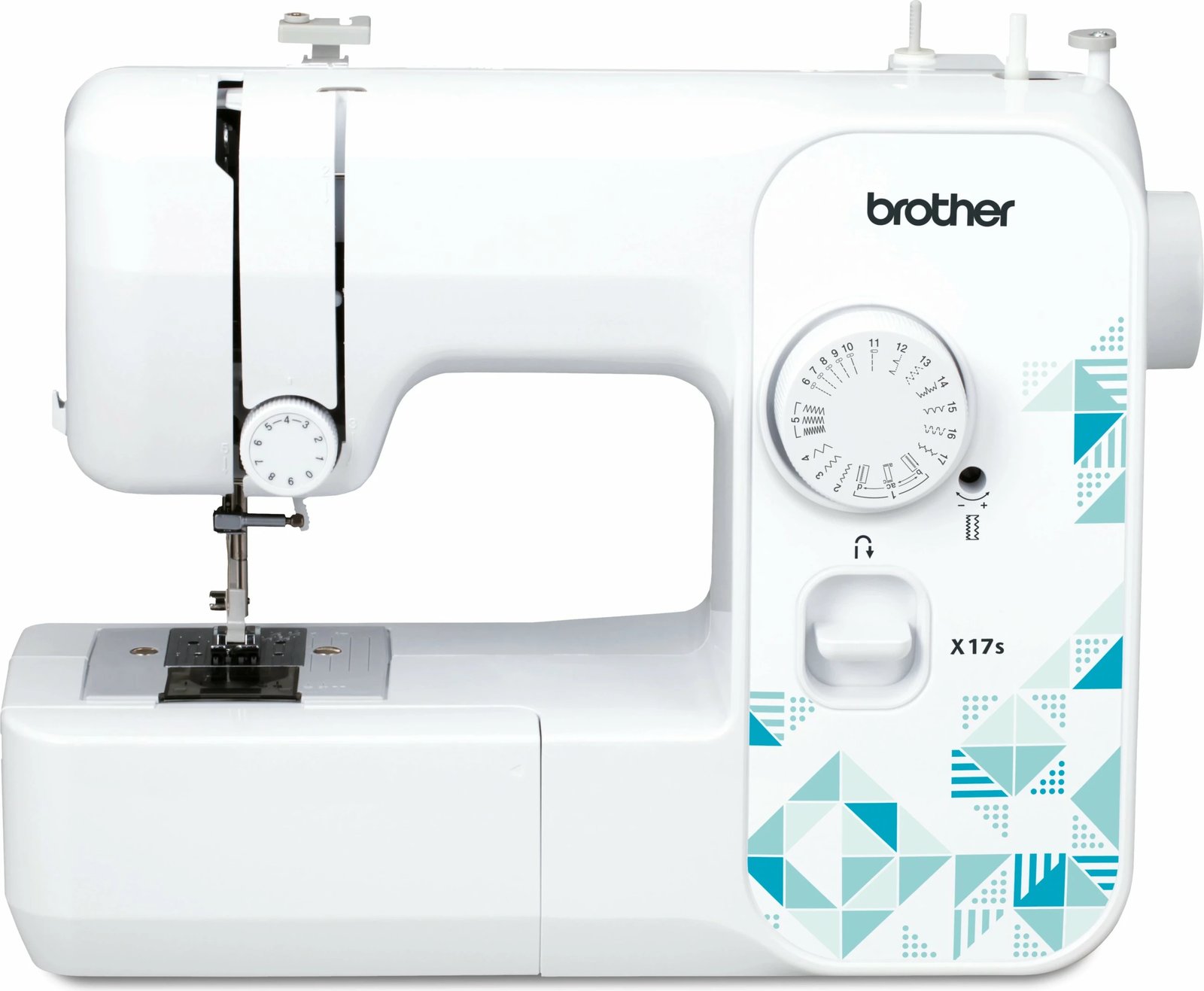 Makine qepëse Brother X17s, mekanike, e bardhë