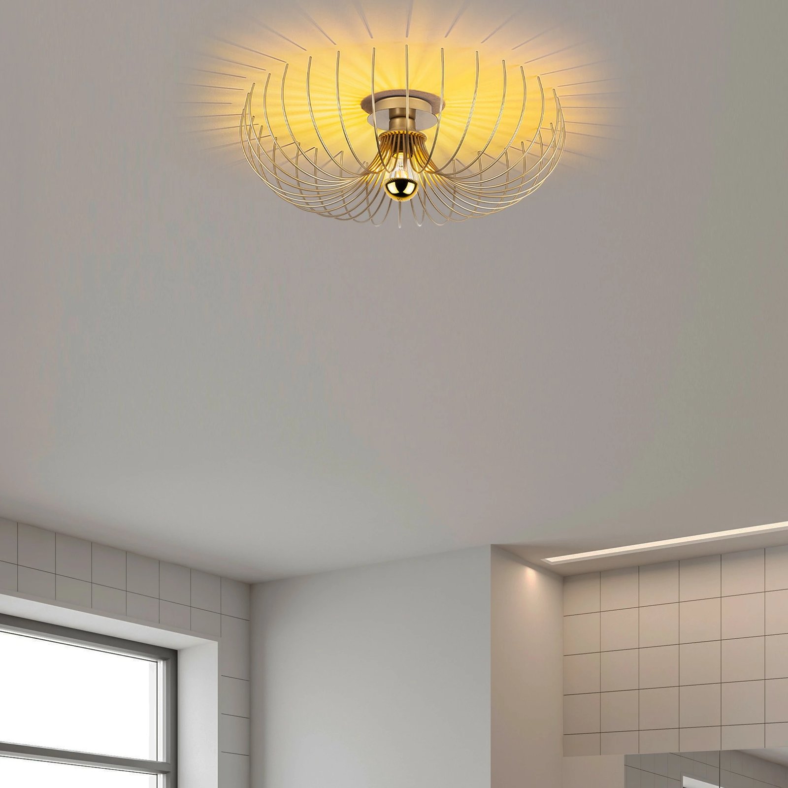 Llambë tavani Opviq, Karsortel, ngjyrë ari, N-639-1