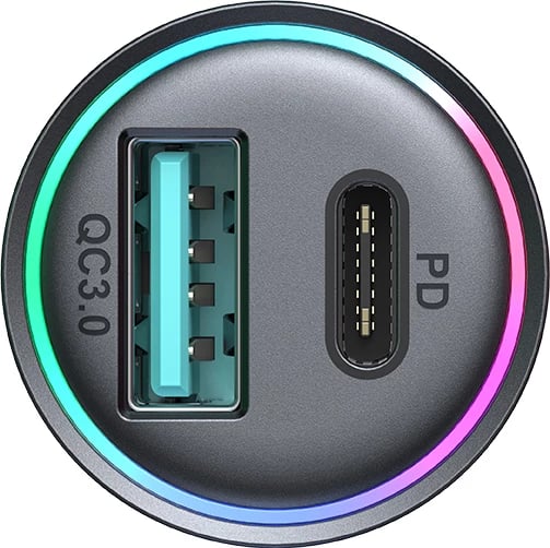 Karikues veture Joyroom JR-CCN04, 60W, 2 porta USB-A/USB-C, zi