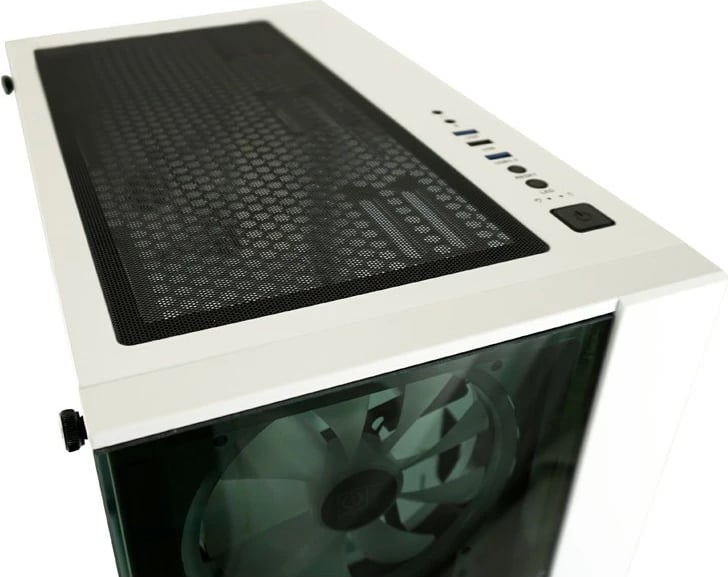 Kasë LC-Power Gaming 803W RGB, Midi Tower, xham i temperuar, e zezë/e bardhë Kasë LC-Power Gaming 803W RGB, Midi Tower, xham i temperuar, e zezë/e bardhë