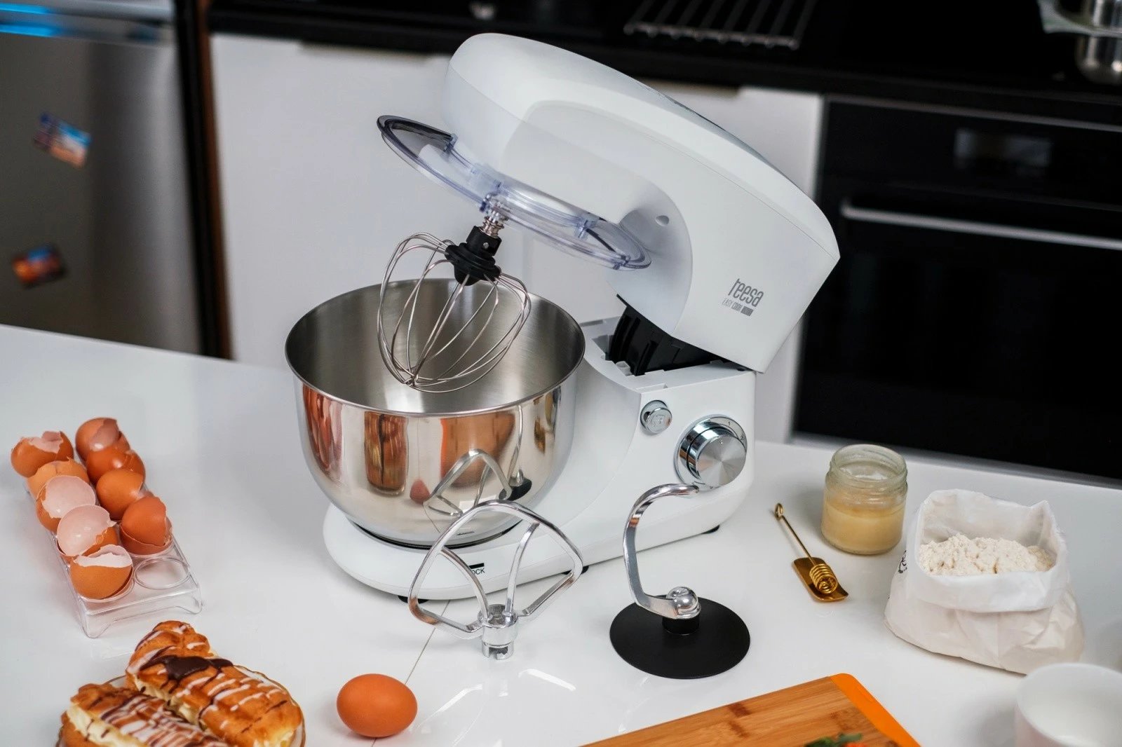 Robot kuzhine TEESA Easy Cook SINGLE TSA3545-W, 5.5L, 1400W, Bardhë