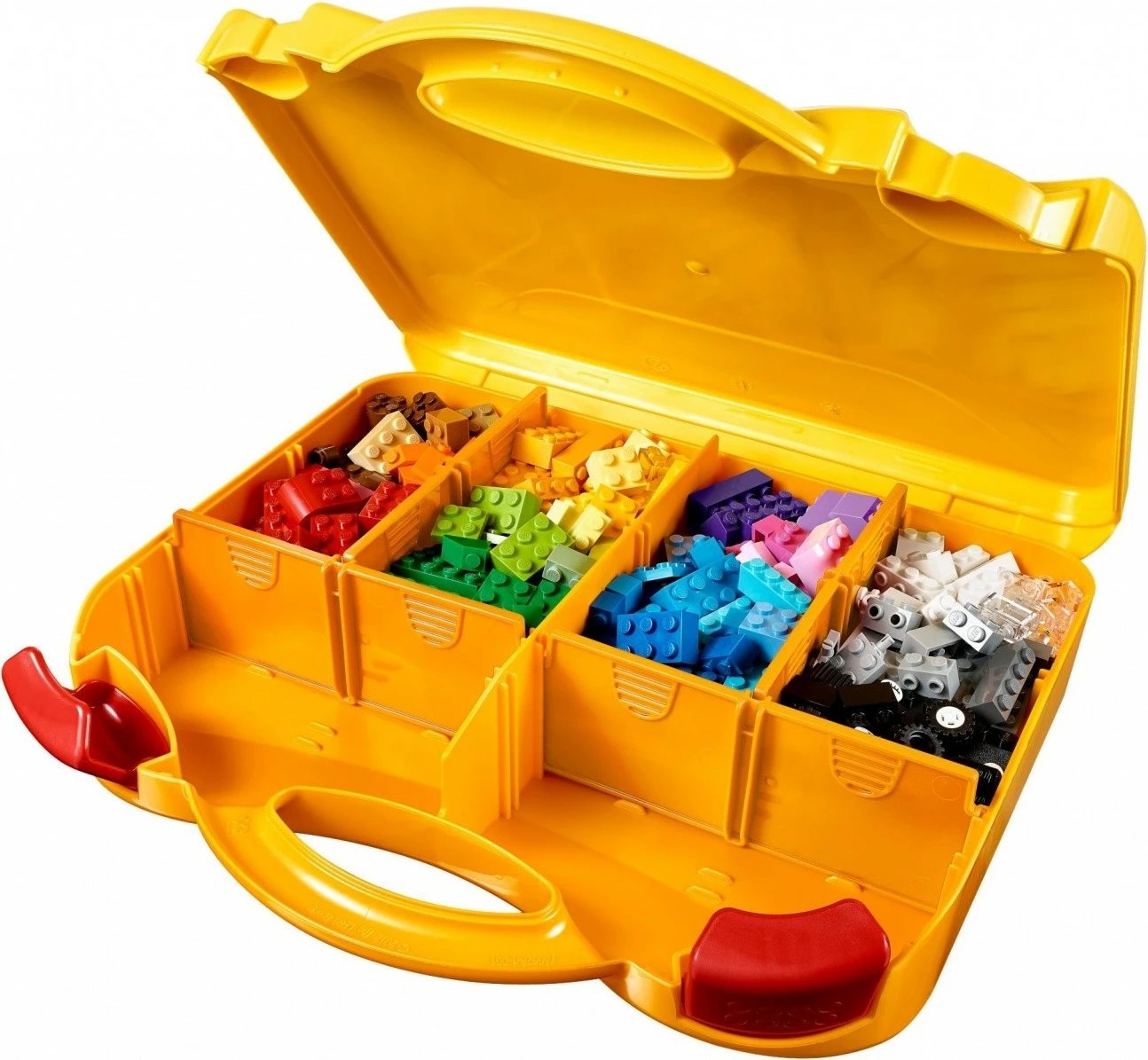 Set LEGO Classic 10713 Creative Suitcase, 213 pjesë, Valixhe e verdhë