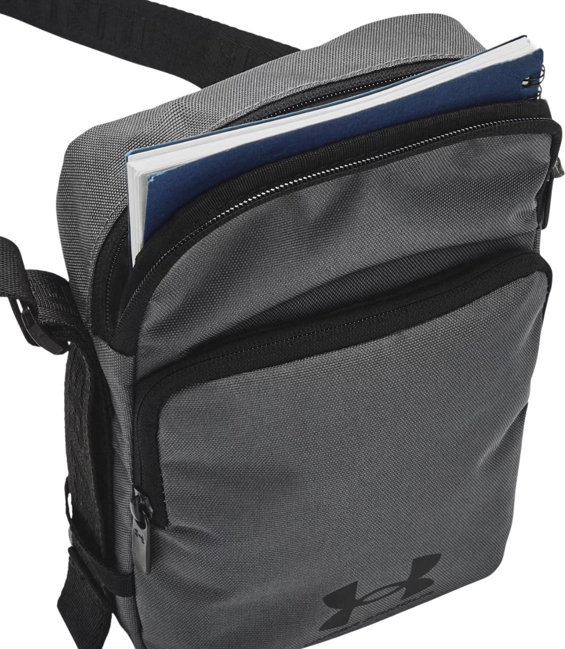 Çantë crossbody Under Armour unisex, gri