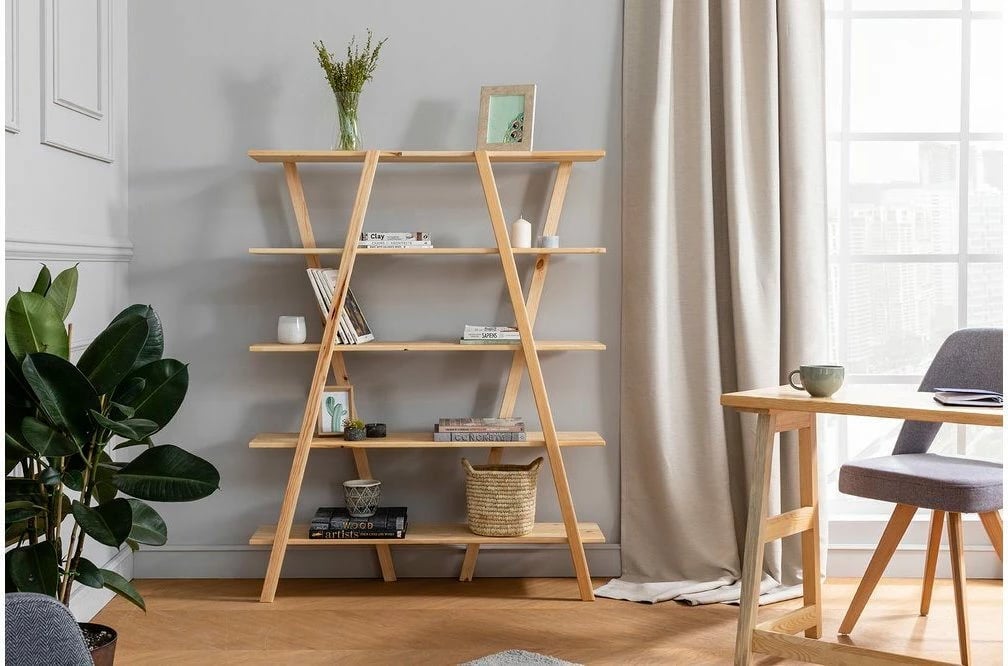 Raft librash Hanah Home, Perla, ngjyrë lisi