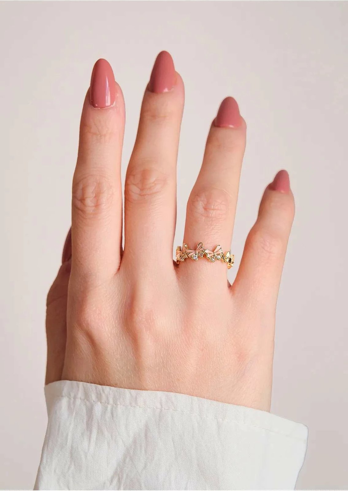 Unazë Jumeon, ngjyrë ari, Gld-Pmbklb-Clk