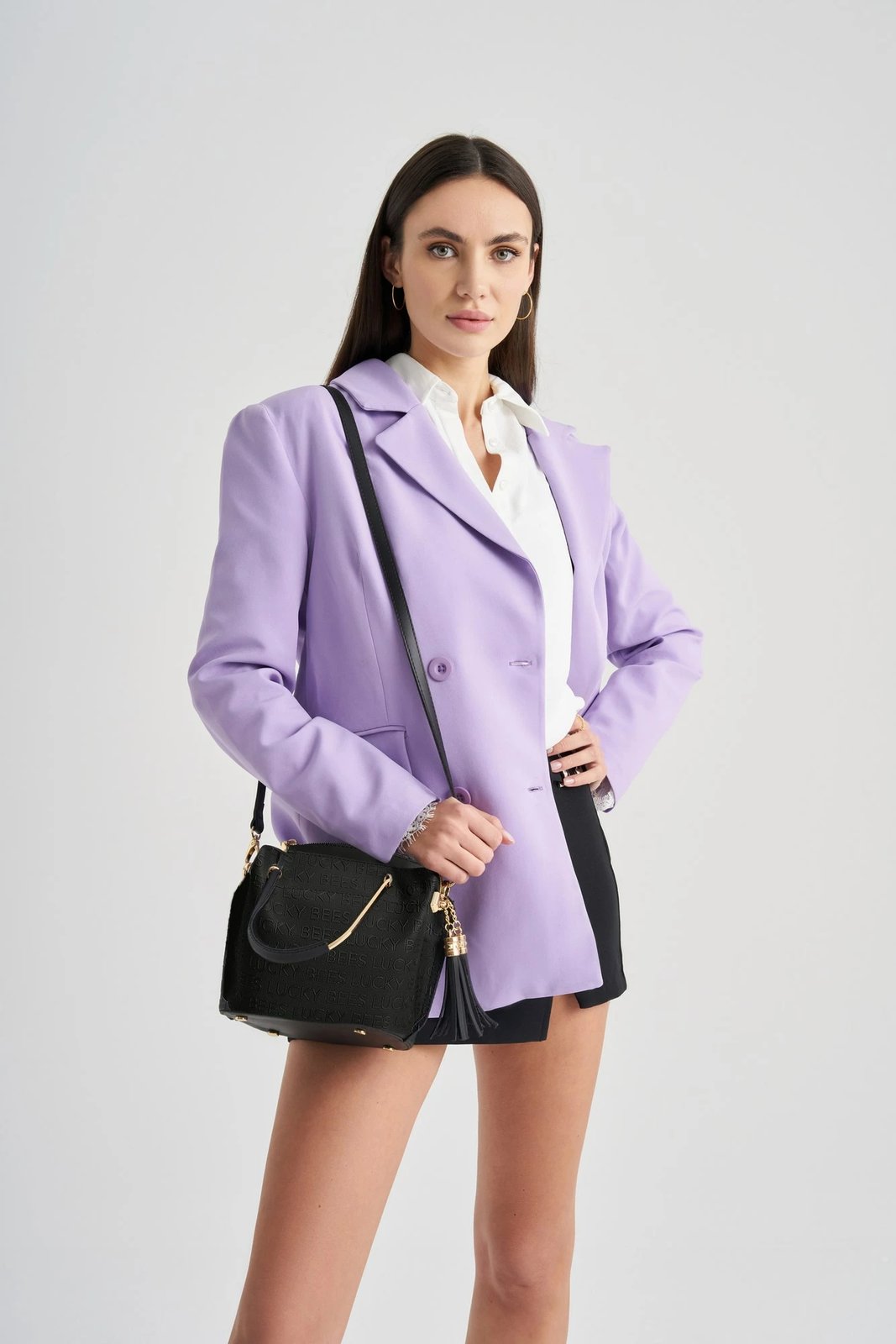 Çantë crossbody Lucky Bees, 1397, e zezë