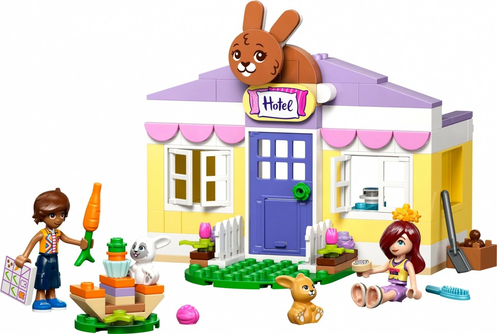 Set ndërtimi LEGO Friends 42679 Bunny Hotel in Heartlake City, 161 pjesë, 5+