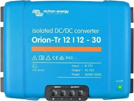 Konvertues për makinë Victron Energy Orion-Tr 12/12-30A 360 W, Blu