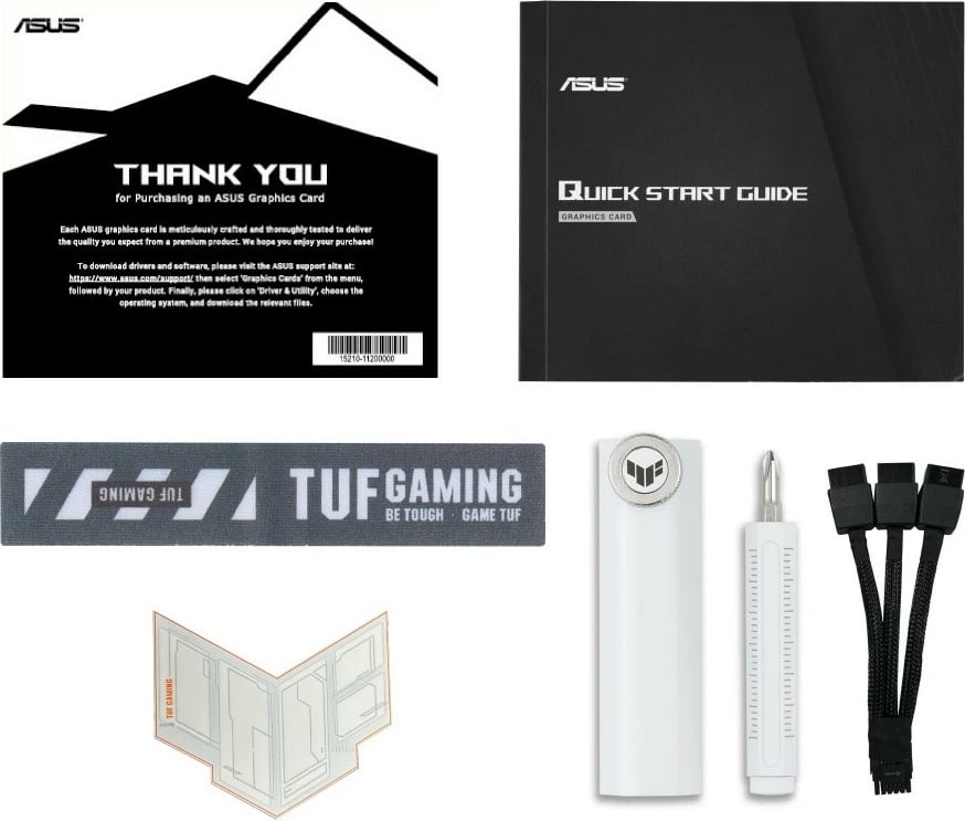 Kartë grafike Asus TUF Gaming GeForce RTX 5070 Ti OC 16GB GDDR7 256-bit PCIe 5.0 3xDP/2xHDMI, e bardhë